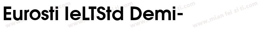 Eurosti IeLTStd Demi字体转换